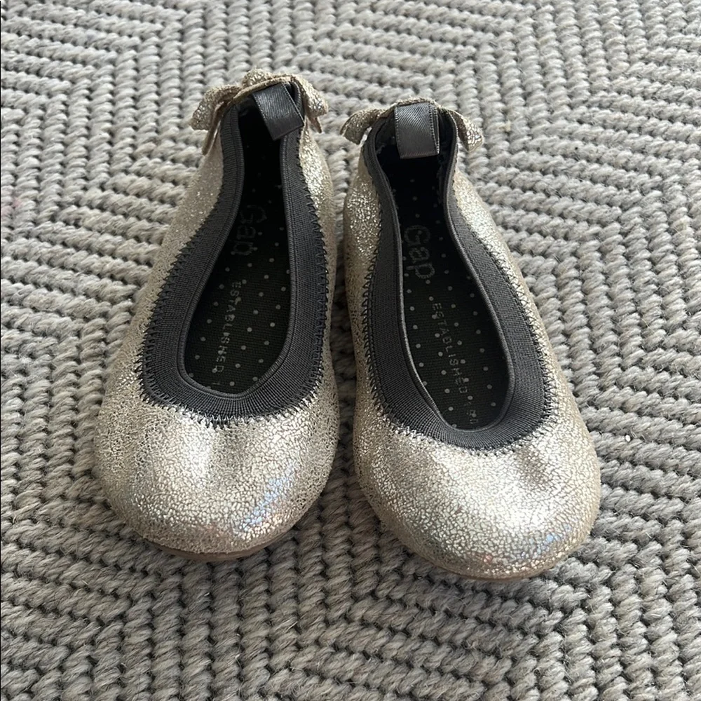 Gap Silver Glitter Kids Shoes